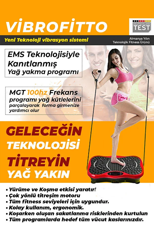 Vibrofitto Titreşimli Spor Aleti